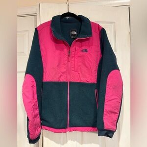 The North Face Vibrant Pink and Black Jacket